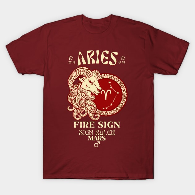 Aries Artwork T-Shirt by Souls.Print
